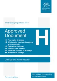 Drainage and waste disposal (2002 edition incorporating 2010 amendments) (For use in Wales)
