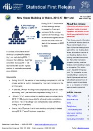 New house building in Wales, 2016-17 (revised)