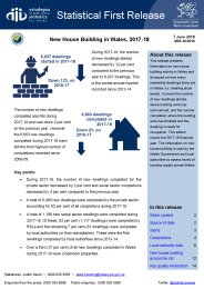 New house building in Wales, 2017-18