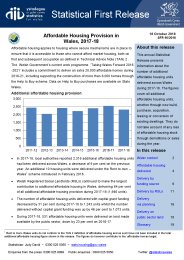 Affordable housing provision in Wales, 2017-18