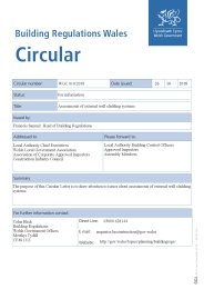 Assessments of external wall cladding systems