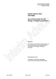 Use of Eurocodes for the design of highway structures