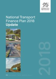 National transport finance plan 2018 update
