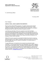 Agricultural land classification reports