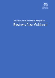 Flood and coastal erosion risk management. Business case guidance