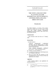 Town and Country Planning (Major Residential Development) (Notification) (Wales) Direction 2020