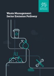 Waste management: sector emission pathway