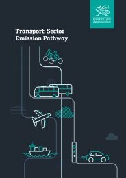 Transport: sector emission pathway