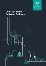 Industry: sector emission pathway