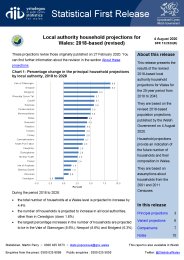 Local authority household projections for Wales: 2018-based (revised)