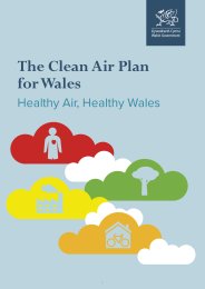 Clean air plan for Wales. Healthy air, healthy Wales