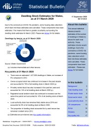 Dwelling stock estimates for Wales, as at 31 March 2019