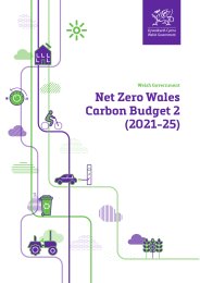 Net zero Wales. Carbon budget 2 (2021-25)
