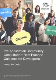 Pre-application community consultation: best practice guidance for developers