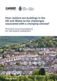 How resilient are buildings in the UK and Wales to the challenges associated with a changing climate? Practical recommendations for risk-based adaptation