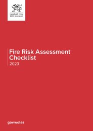 Fire risk assessment checklist