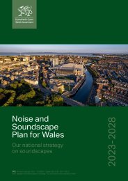 Noise and soundscape plan for Wales. Our national strategy on soundscapes. 2023-2028