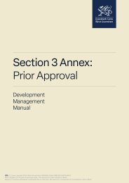 Development management manual. Section 3 Annex: Prior approval