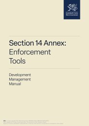 Development management manual. Section 14 Annex: Enforcement tools
