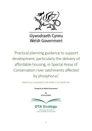 Practical planning guidance to support development, particularly the delivery of affordable housing, in Special Areas of Conservation river catchments affected by phosphorus. Practical guidance for public authorities