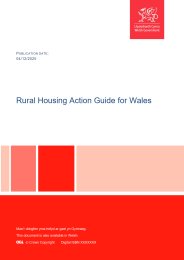 Rural housing action guide for Wales
