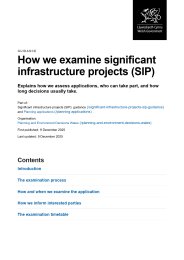 How we examine significant infrastructure projects (SIP)