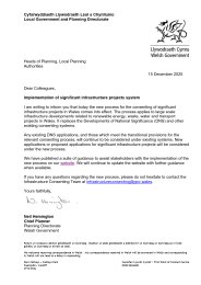 Implementation of significant infrastructure projects system