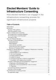 Significant infrastructure projects (SIP): elected members' guide to infrastructure consenting