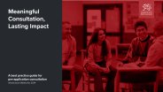 Meaningful consultation, lasting impact. A best practice guide for pre-application consultation. Infrastructure (Wales) Act 2024