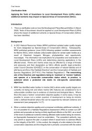 Clarification note. Applying the tests of soundness to local development plans (LDPs) where additional nutrients may impact on Special Areas of Conservation (SACs)