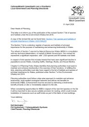 Revised Section 7 list of species and habitats under the Environment (Wales) Act 2026