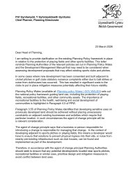 Protection of playing fields and other sports facilities