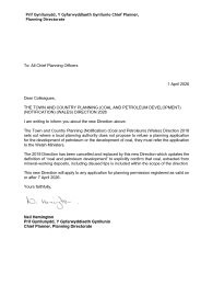 Town and Country Planning (Coal and Petroleum Development) (Notification) (Wales) Direction 2026