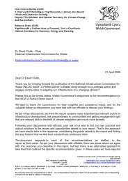 Recommendations of the climate adaptation report: government response