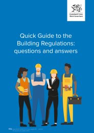 Quick guide to the building regulations: questions and answers