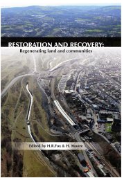 Restoration and recovery: regenerating land and communities