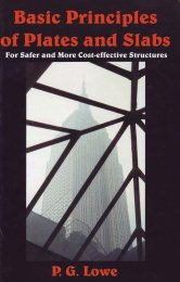 Basic principles of plates and slabs: for safer and more cost-effective structures. Appendices A.0-A.14 and index