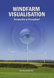 Windfarm visualisation - perspective or perception?