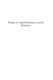 Design of liquid retaining concrete structures. 3rd edition