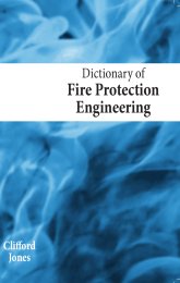 Dictionary of fire protection engineering