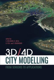 3D/4D city modelling - from sensors to applications