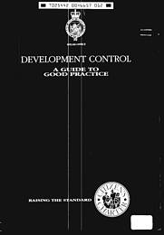 Development control: a guide to good practice