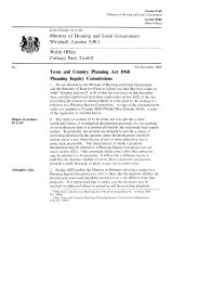 Town and country planning act 1968 - planning inquiry commissions