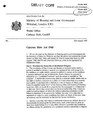 Caravan sites act 1968