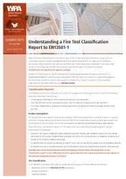 Understanding a fire test classification – report to EN13501-1
