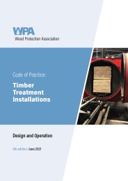 Code of practice: timber treatment installations - design and operation