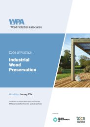 Code of practice - Industrial Wood Preservation
