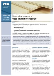 Preservative treatment of wood-based sheet materials