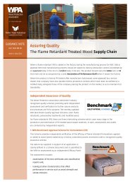 Assuring quality - the flame retardant treated wood supply chain