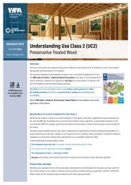 Understanding Use Class 2 (UC2). Preservative Treated Wood